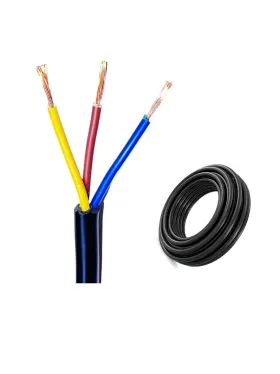 Nixesky10 Nixesky 025128076126 100ft 18 Gauge/0.75mm Wire 3 Conductor Electrical 12v Low Voltage/cop