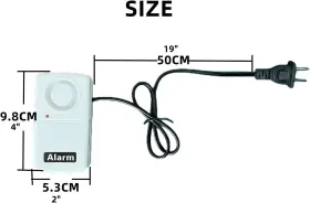 Nmifoan 445056427440 2x Power Failure Alarm Automatic Detector 120db Cut-off Outage #2