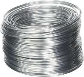 50131 Ook Galvanized Steel Hobby Wire #18 110ft 18 X 110 Inches White