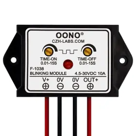 4.5-30v Oono F-1038 Dc 10amp Blinking Flasher Module Normally Open