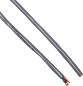 6-conductor Oretronix 788581658444 Alzatex 18ga Wires In A Stranded Cable With White Or 50ft Grey