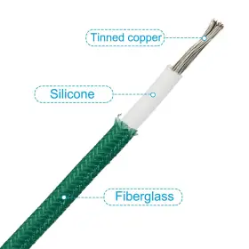 Pta240312tt000999eu Patikil 9.8ft 18awg Electronic Wire -30 To 200 Degrees Celsius Insulated Hig #3
