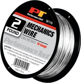 W116 Performance Tool 039564105159 Spool Mechanics Wire 2 Lb Mechanic&apos S