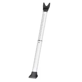 Phyfalip 445021990955 Upgraded 21-46 Inch White Adjustable Door Security Bar With Heavy-duty Jammer For