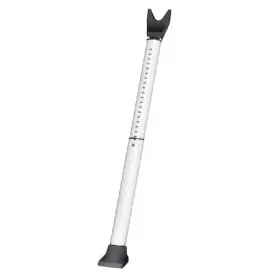 Phyfalip 747515196667 Upgraded 21-46 Inch White Door Security Bar With Heavy-duty Jammer