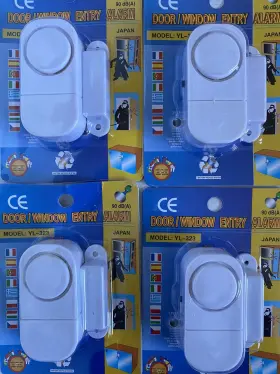 Yl-323 Pie Apartment Security Entry Door Window Alarm Anti Burglar Wireless Magnetic Sensor
