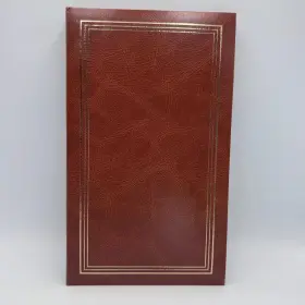 Pioneer Photo Albums Inc. Imk-96 Brown Faux Leather Home Inventory Record Book Japan