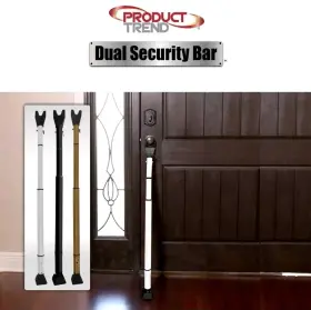 692944 Product Trend Dual Security Bar With Alarm Hinged/sliding Doors Windows Brz Nib