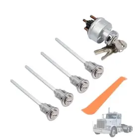 23-09994c268 Promrmr Ignition Switch With 4 Door Lock Cylinders And Keys Compatible Peterbilt
