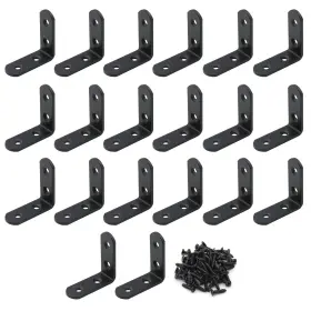 X0.79 Pxyelec 611138968799 L Corner Bracket Set 3mm Thicker Brace Joint 2 Inch X2