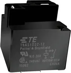 T9as1d22-12 Qrz 9as1d22-12 30a Relay 240vac 30 Amps 240 Volts Spst No