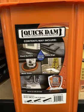 Quick Dam 810959022073 Water Activated Flood Control 5ft 10ft #2