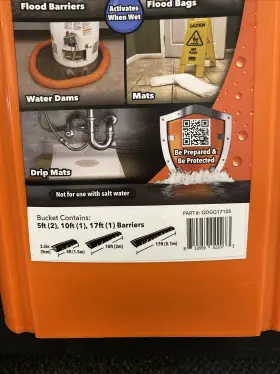 Quick Dam 810959022073 Water Activated Flood Control 5ft 10ft #3