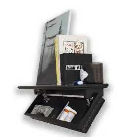 Qs24b-edemo1 Quicksafes Edemo Quick Shelf Safe With Rfid Locking System Black