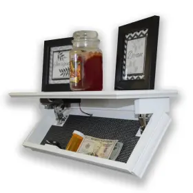 Qs24w-edemo3 Quicksafes Edemo Quick Shelf Safe With Rfid Locking System White