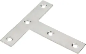 Rannb 754021100538 T Brackets Mending Plate 3.14 Inch X Stainless Shape 80mm 10pcs #3