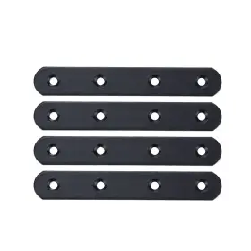 Rannb Wby3029 Straight Braces 5-inch Length Black Mending Plate 5 Inch X 0.8