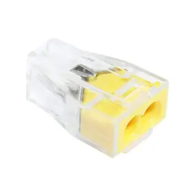 Gssjdz05 Redgoose 100pcs Push-in Wire Connector 20-12awg Nuts Splice Terminal - 2port 2p-100