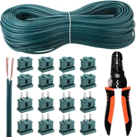 Spt-1 Relaxweex 0331 200ft 18/2 Christmas Electrical Wire Blank Lighting Landscape Green