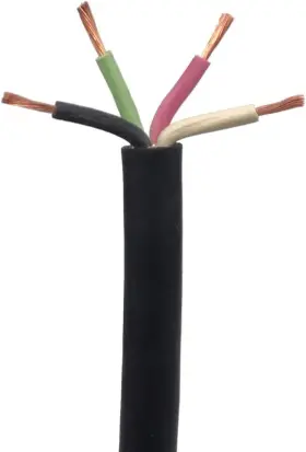 Soow1804-25 Remington Industries 18 Awg Soow Portable Cord 4 Conductor 600v 25 Ft Black White Red And Green