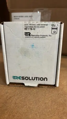 Re116-u Resolution Wireless Siren With Universal Transmitter