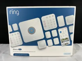 Ring 840080545301 Alarm Pro White 14-piece Built-in Wi-fi 6 Router Smart Home Security System