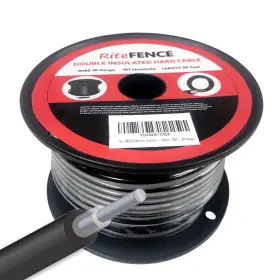 0119zsm9lht Ritefence Electric Fence Double Insulated Underground Hard Cable 82ft 16 Gauge Black