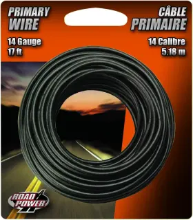 55667133 Road Power Coleman Cable 14-gauge 17-foot Automotive Copper Wire 17ft Black