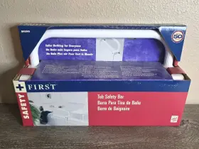 Sf590 Safety First Tub Bar Fits Widths 3-3/4 Inch To 5-3/4 Strong Metal - New