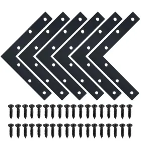 Aj7150lb-6p Sayayo L Brace 150x150mm / 6 Inch X Metal Mending 150x150mm-6pcs Black