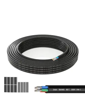 Ul2464-8m-18 Schdra Ul2464-8m-18/4 18 Awg 4 Conductor Electrical Wire - 26.25ft Gauge Stranded Pvc