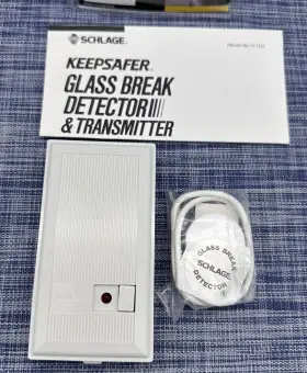 Schlage 043156711130 New Keepsafer Window Glass Break Detector Transmitter - New/open Box #2