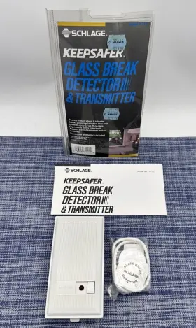 Schlage 043156711130 New Keepsafer Window Glass Break Detector Transmitter - New/open Box #3