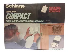 71-151 Schlage Keepsafer Compact Home And Apartment Security System With Remote