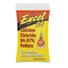 50bwtr Scotwood Industries 50bwtr/exl/heat Excel Calcium Chloride Pellets Ice Melt Melts To -25 Degrees