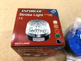 Sl-126-a24q Seco-larm Sl-126-a24q/b Enforcer Xenon Strobe Light 24vdc Blue Lens #2