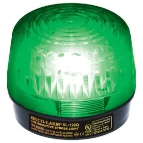 Sl-126q Seco-larm Sl-126q/g Enforcer Xenon Strobe Light 12vdc Green Lens