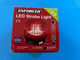 Sl-1301-saq Seco-larm Sl-1301-saq/c Enforcer Led Strobe Light With Built-in Programmable Siren Clear
