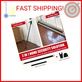 Security Man 701107903323 Securityman 2-in-1 Door Bar And Sliding - Jammer C #2