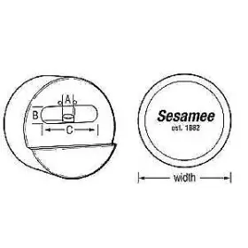 93002-kd Sesamee 930kd Box Kd Rekeyable Solid Steel Hidden Shackle 2-7/8-inch Wide #3