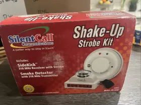 Su-24sk-v Silent Call Communications 632221900124 Shake Up Sidekick Smoke Detector Kit With Vibrator
