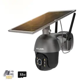 S600-4g Soliom S600 3g/4g Lte Solar Powered Cellular Security Camera Wireless Outdoor