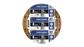 10632883 Southwire 25 Ft. 8-gauge Solid Sd Bare Copper Grounding Wire