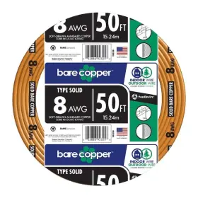 10632884 Southwire 50-ft 8-gauge Solid Soft Drawn Copper Bare Wire By-the-roll