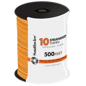 22979957 Southwire 500 Ft. 10 Orange Stranded Cu Thhn Wire