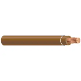 Southwire 22980757 500-ft 10-awg Brown Copper Thhn Wire By-the-roll 14 Awg