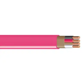 63948526 Southwire Romex Simpull Electrical Wire 10 Gauge 3 Conductor 100 Ft Pink