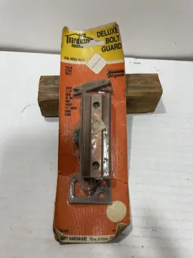 4533 Stanley Vintage Mcm Guardware Bolt Guard Bronze Color Nos Deadstock Door Lock