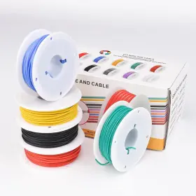 Dghy-gjx-box1 Sznnzd 794697267166 22 Awg Stranded Electrical 5 Colors Each 26.2ft Red Black Yellow Blue Green #2