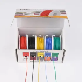 Dghy-gjx-box1 Sznnzd 794697267166 22 Awg Stranded Electrical 5 Colors Each 26.2ft Red Black Yellow Blue Green #3